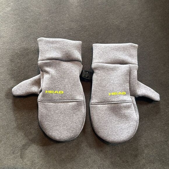 HEAD Kids Gray Touchscreen Mittens 
Size XS (2-4) - Picture 1 of 6